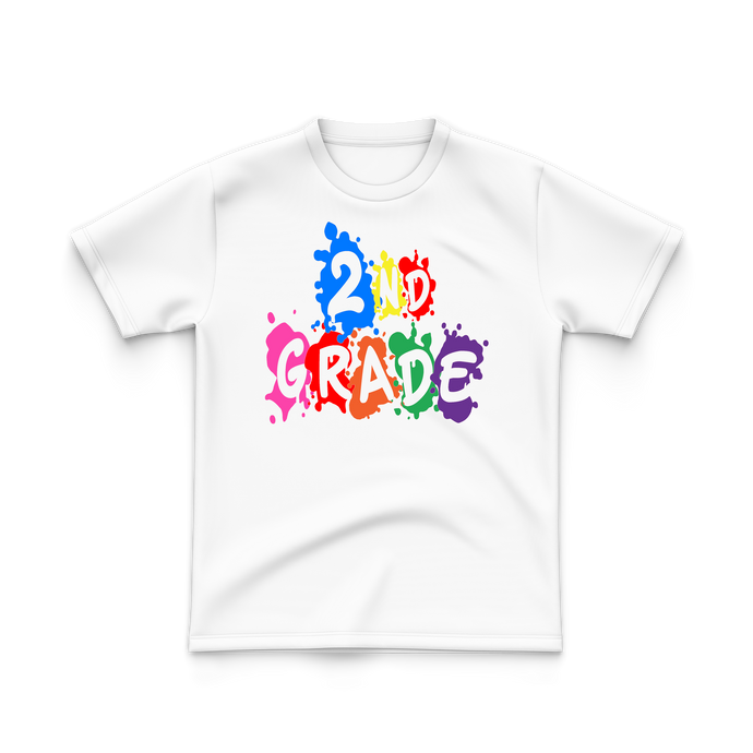 2nd Grade Colorful T-Shirt