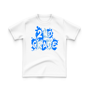 2nd Grade T-Shirt Blue Logo