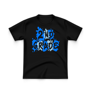 2nd Grade T-Shirt Blue Logo