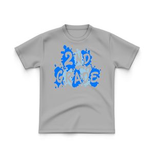 2nd Grade T-Shirt Blue Logo