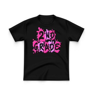 2nd Grade T-Shirt Pink Logo