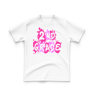 2nd Grade T-Shirt Pink Logo